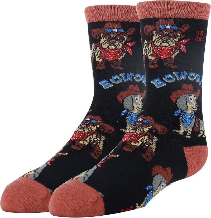 ooohyeah Kid's Novelty Cute Animals Crew Socks, Funny Crazy Silly Cool Casual Dress Socks for Boy and Girl, Size 1-5 - Image 1
